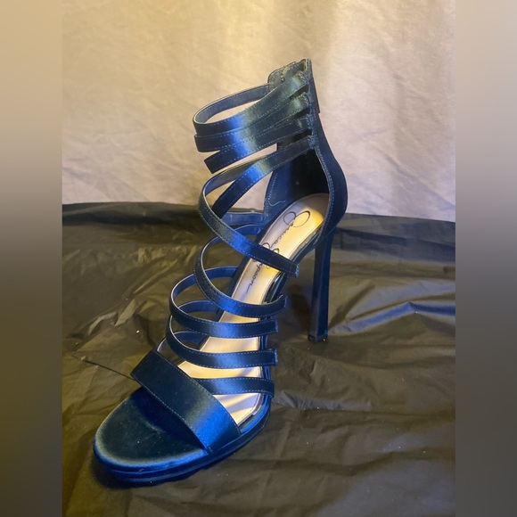Navy Blue Jessica Simpson Heels - Picture 2 of 3